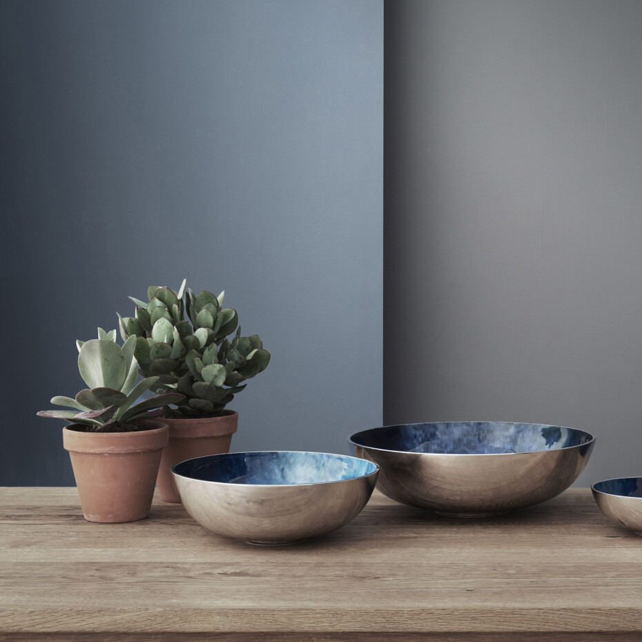 Servírovací mísa STOCKHOLM HORIZON 40 cm, stříbrná, hliník, Stelton - main (3)