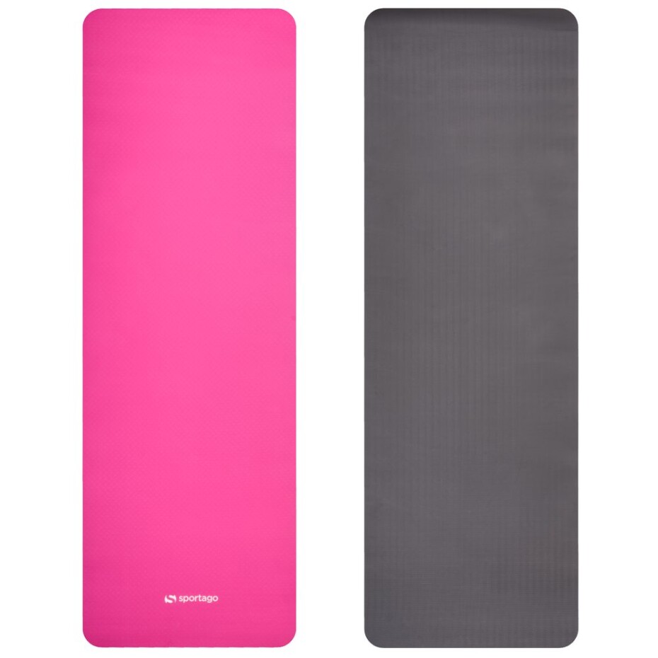 Podložka na cvičení Sportago TPE Yoga dvouvrstvá 173x61x0,4 cm, růžová - main (10)