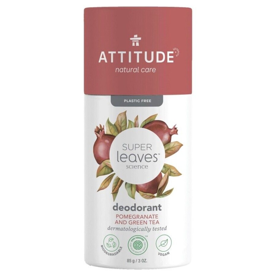 Attitude Super leaves Přírodní tuhý deodorant - granátové jablko a zelený čaj 85 g - main (0)