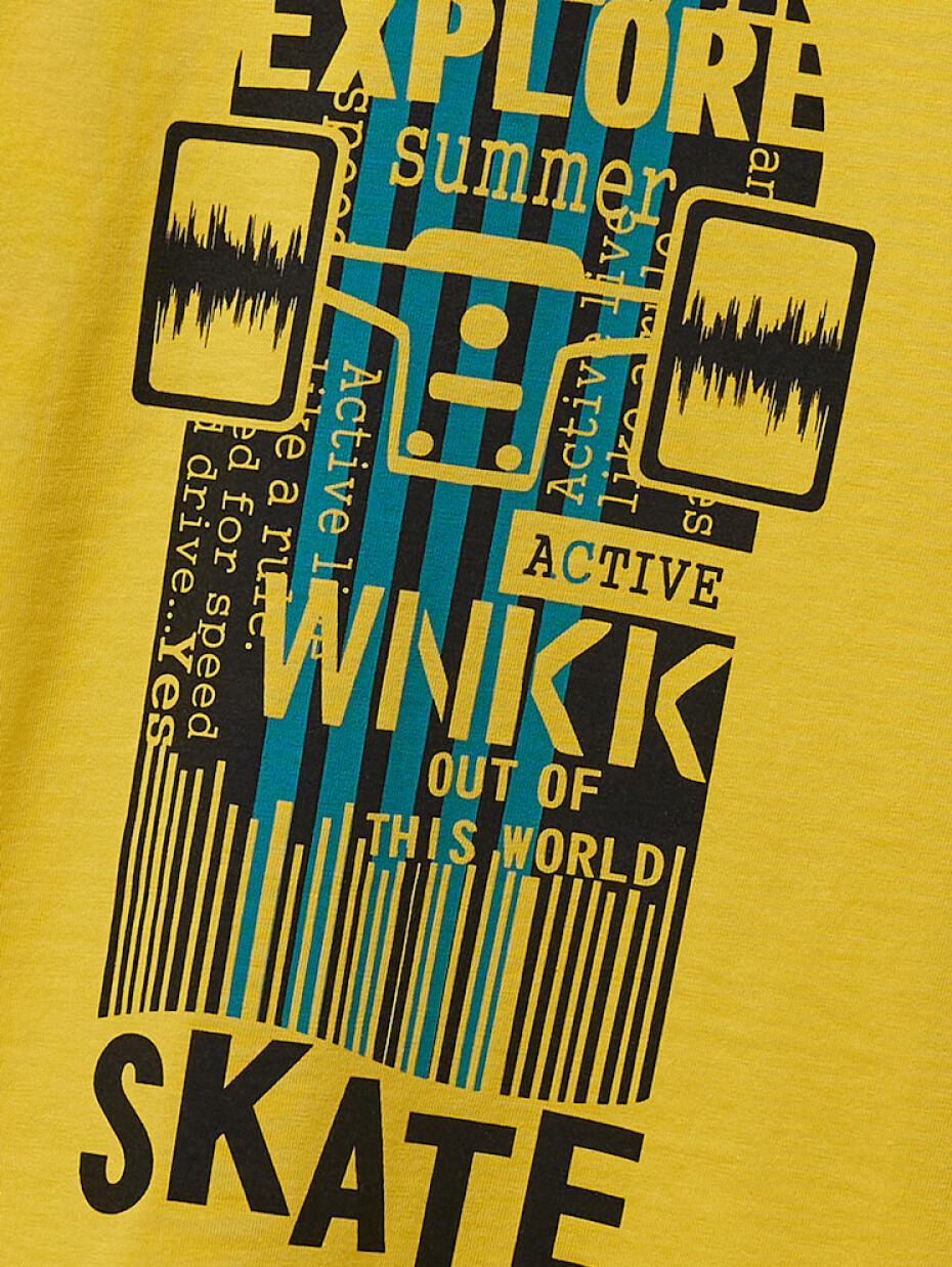 Chlapecké triko - Winkiki WTB 11984, žlutá/ 320 Barva: Žlutá, Velikost: 170 - main (3)