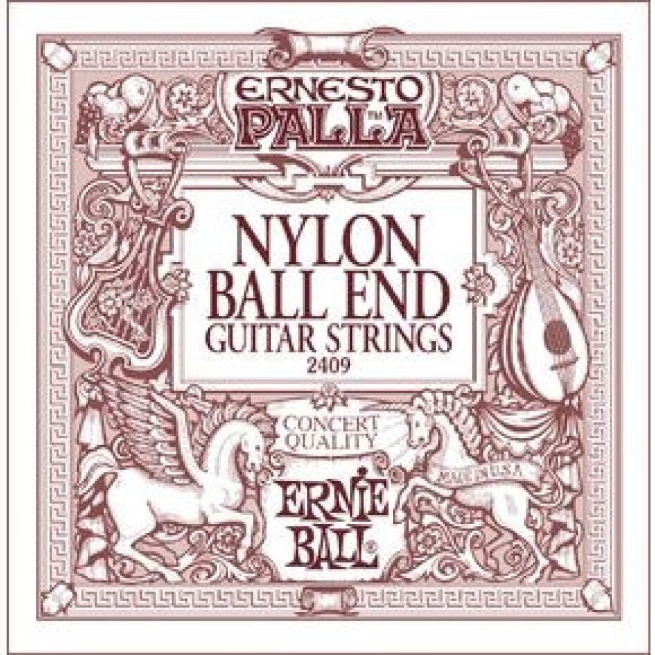 Ernie Ball 2409 Ernesto Palla Nylon Classical Black / Gold Ball End - main (0)