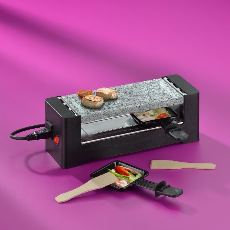 KELA Raclette/kámen Tomül granit black 2 osoby 33,0x11,0x11,5cm KL-10044 - main (1)