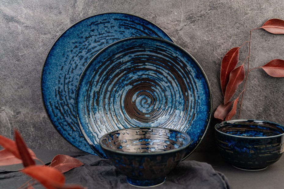 Podšálek COPPER SWIRL 13,5 cm, MIJ - main (2)