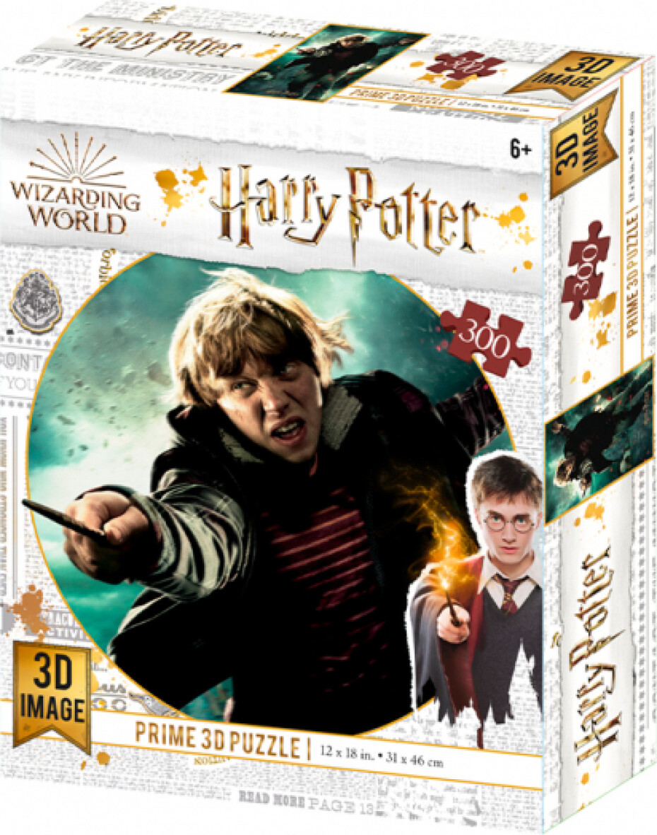PRIME 3D Harry Potter: Ron Weasley 3D 300 dílků - main (0)