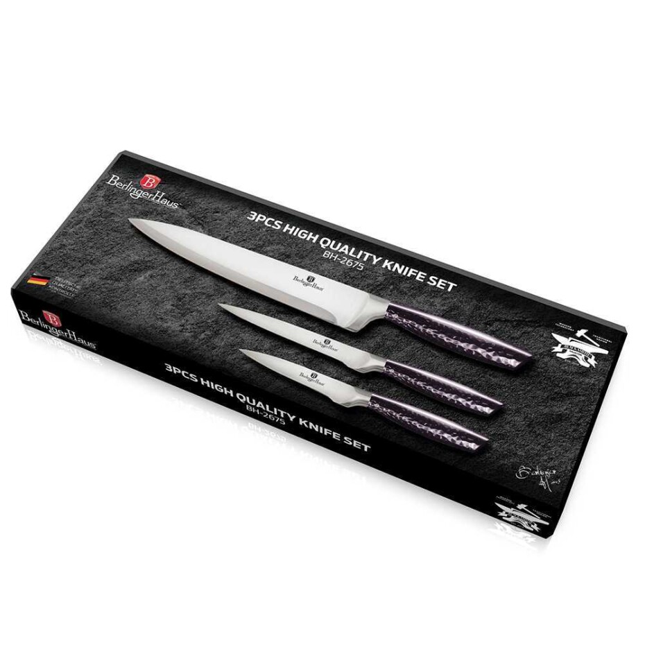 BERLINGERHAUS Sada nožů nerez 3 ks Purple Eclipse Collection BH-2675 - main (1)