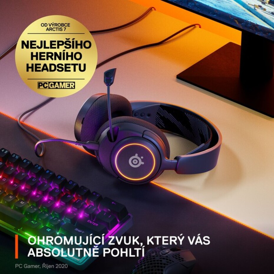 SteelSeries Arctis Nova 3 černá - main (3)