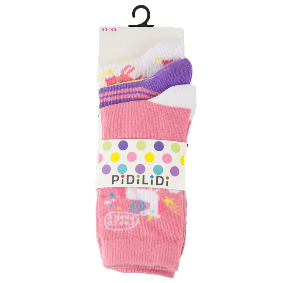 ponožky dívčí- 3pack, Pidilidi, PD0127, Holka - 35-37 - main (0)