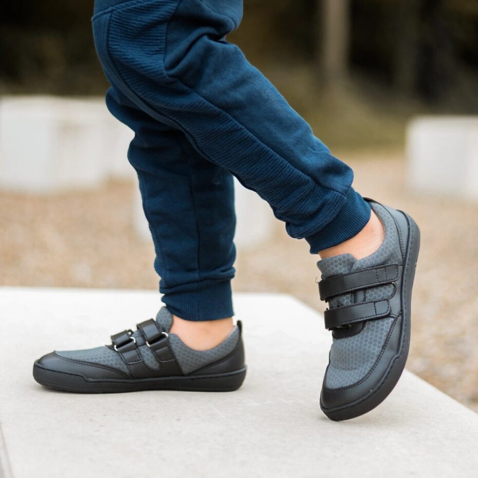 Dětské barefoot tenisky CRAVE CATBOURNE Grey, šedá - 28 - main (11)