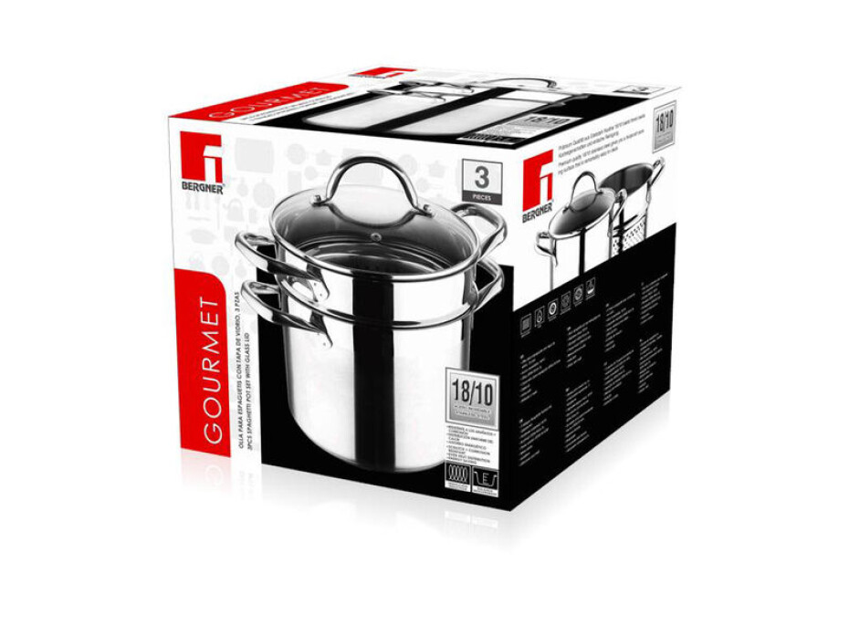 BERGNER Hrnec napařovací nerez s poklicí 20 cm Gourmet BG-6520 - main (5)