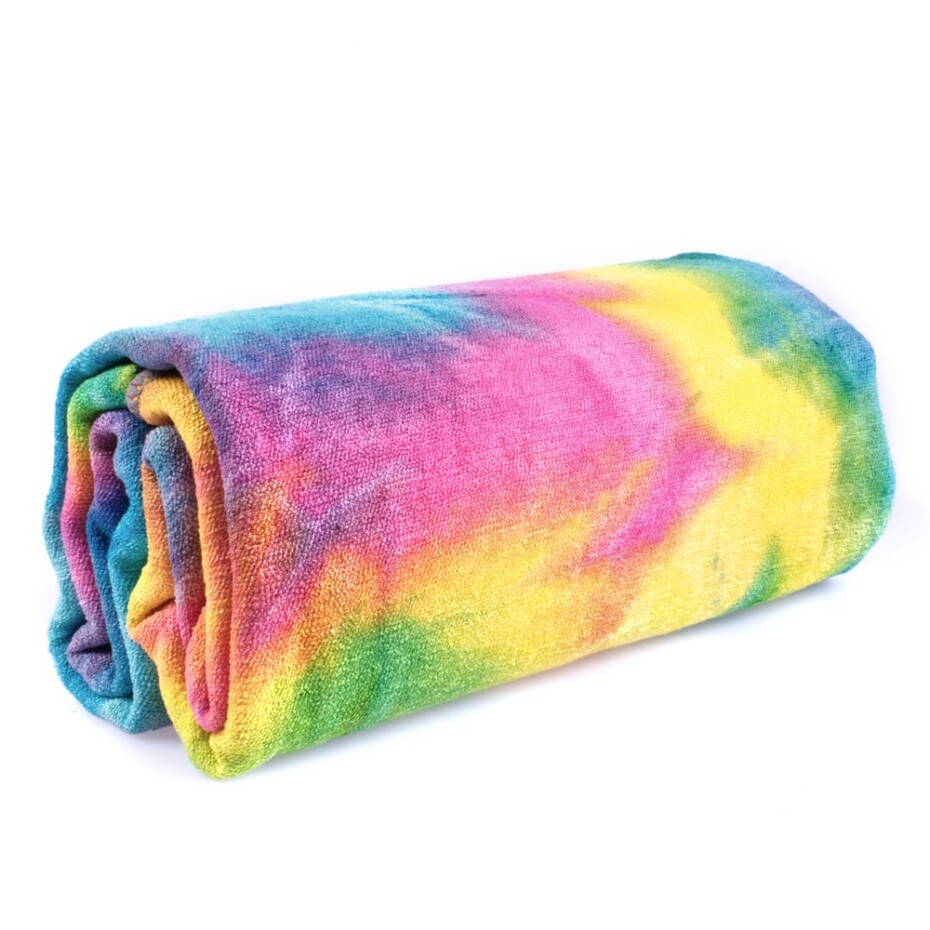 Yoga ručník Sportago anti-slip colors - žlutý - main (2)