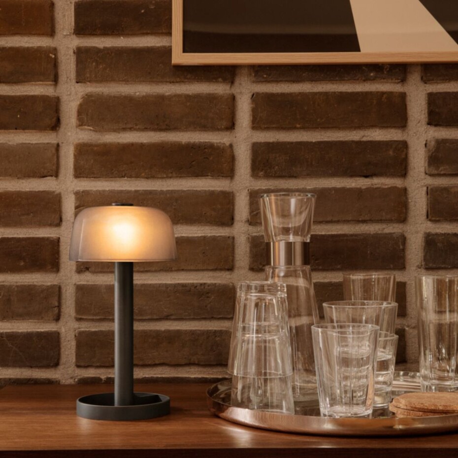 Stolní lampa SOFT SPOT 24,5 cm, LED, kouřová, Rosendahl - main (1)
