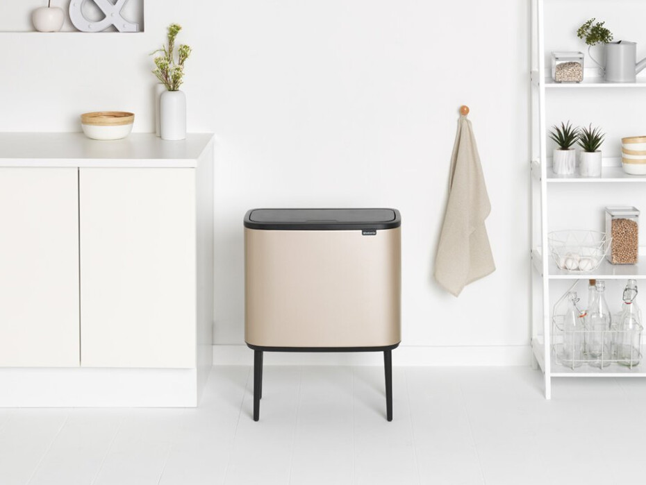 Dotykový odpadkový koš BO TOUCH BIN 36 l, champagne, Brabantia - main (14)
