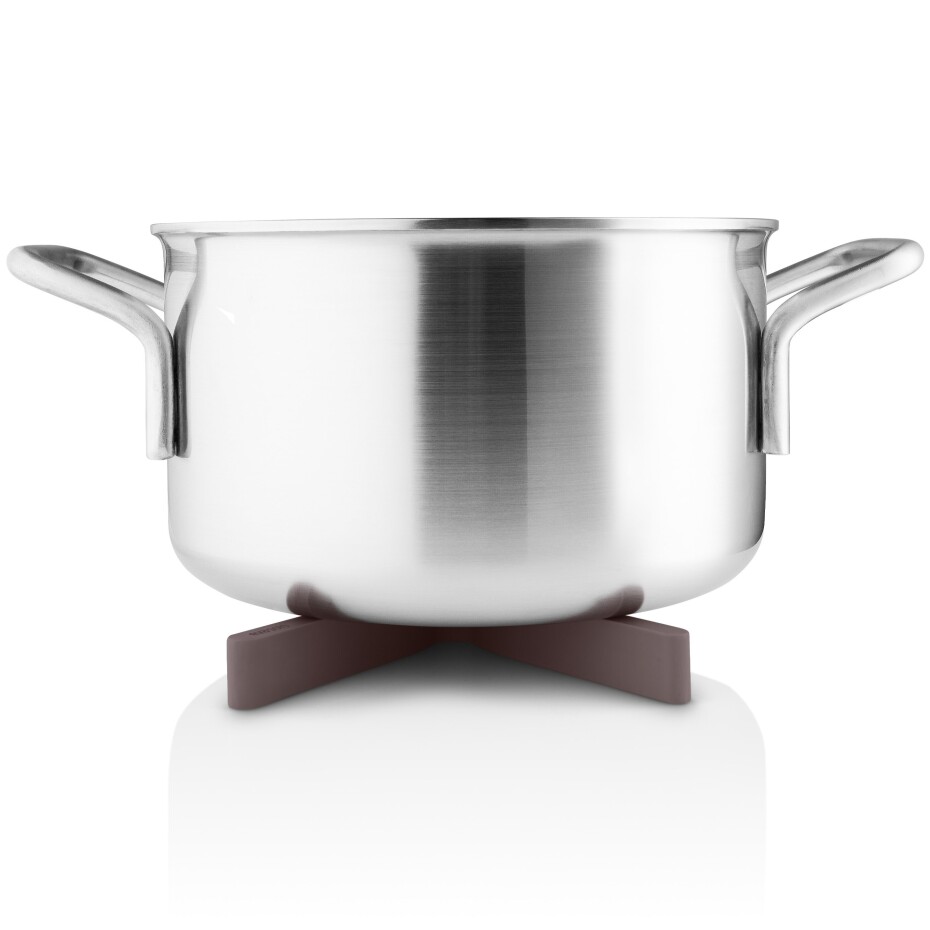 Podložka pod hrnec FLEX 21 cm, vintage hnědá, silikon, Eva Solo - main (2)