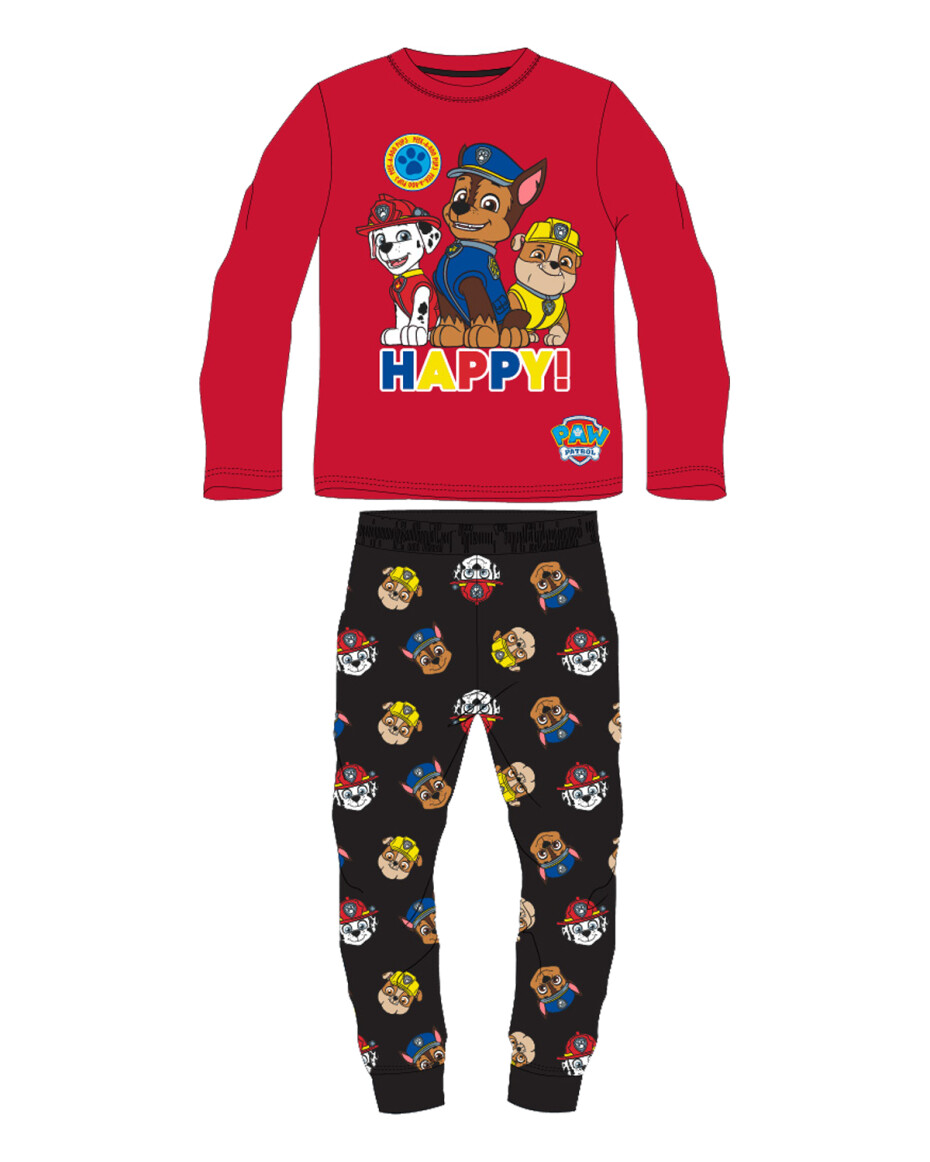 Paw Patrol - Tlapková patrola -Licence Chlapecké pyžamo - Paw Patrol 52041932, červená Barva: Červená, Velikost: 128 - main (0)