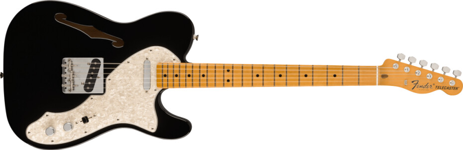 Fender Vintera II `60s Telecaster Thinline - Black - main (0)