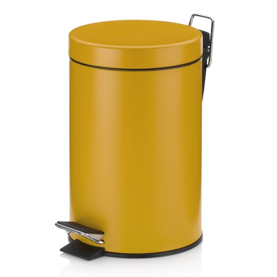 KELA Kosmetický koš MONACO kov žlutá 3l KL-24285 - main (3)
