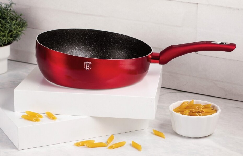 BERLINGERHAUS Pánev prohazovací 26 cm Burgundy Metallic Line BH-1302 - main (8)