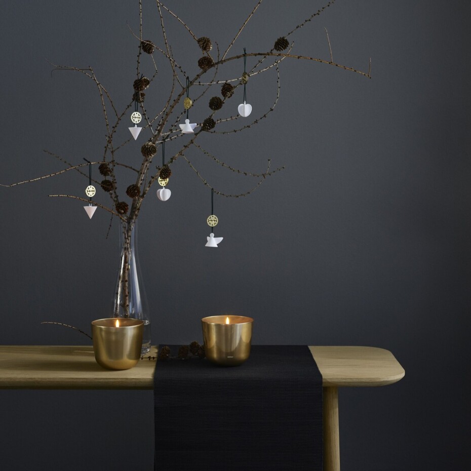 Olejová lampa SOLIS 11 cm, měděná, hliník, Stelton - main (2)