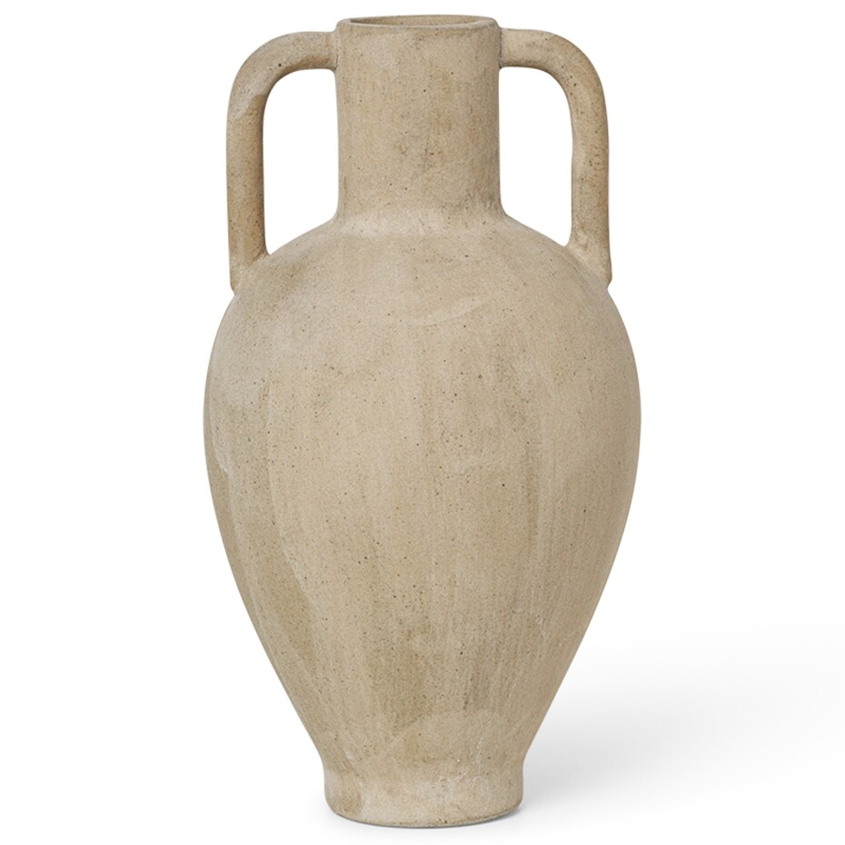 Váza ARY 11,5 cm, písková, kamenina, ferm LIVING - main (0)
