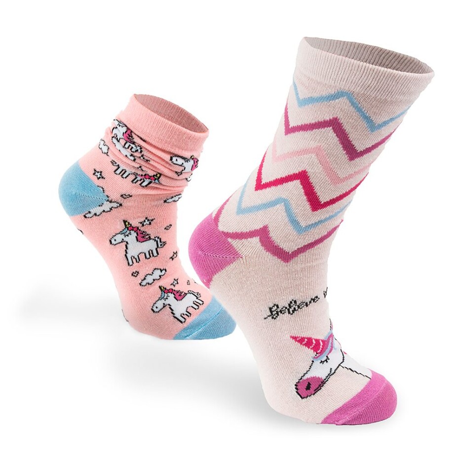 veselé ponožky FUNNY dívčí - 3pack, Pidilidi, PD0132, Holka - 38-39 - main (1)