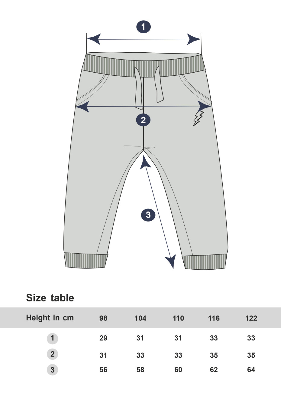 Chlapecké tepláky - Winkiki WKB 91326, khaki Barva: Khaki, Velikost: 98 - main (3)