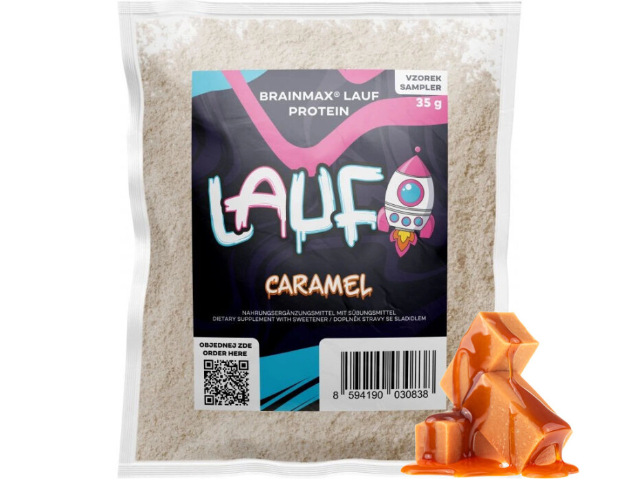 BrainMax LAUF Protein, nativní syrovátkový protein, 35 g, VZOREK Příchuť: Vanilka - main (11)