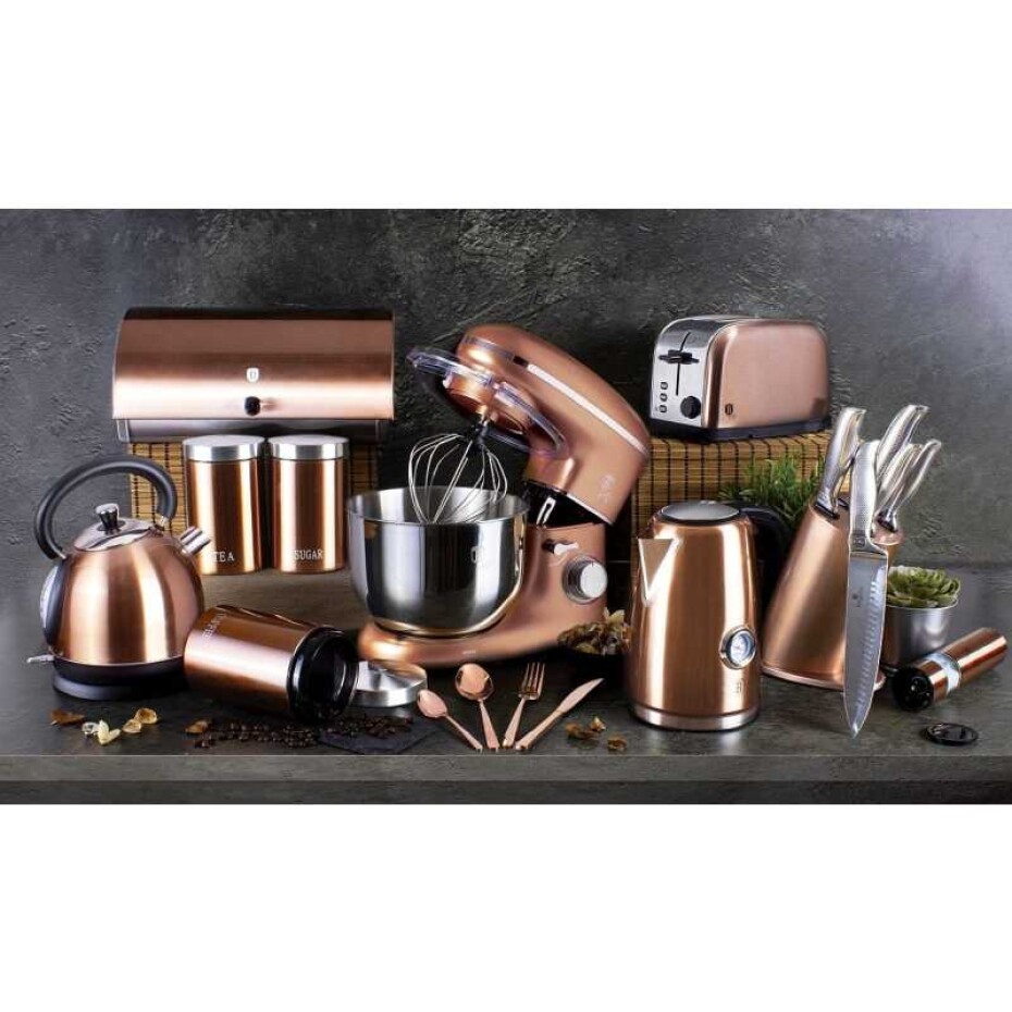 BERLINGERHAUS Mlýnek na pepř a sůl elektrický Rosegold Metallic Line BH-1906 - main (1)