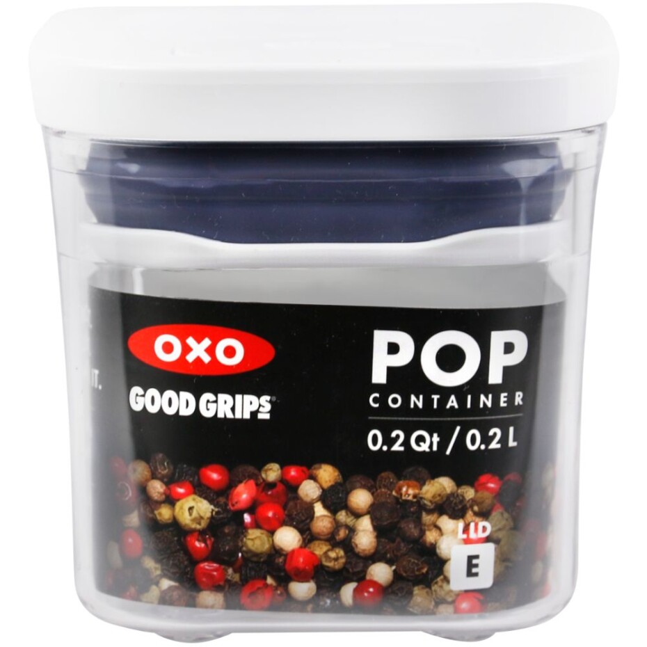 Dóza na potraviny POP GOOD GRIPS 200 ml, mini čtverec, plast, OXO - main (14)