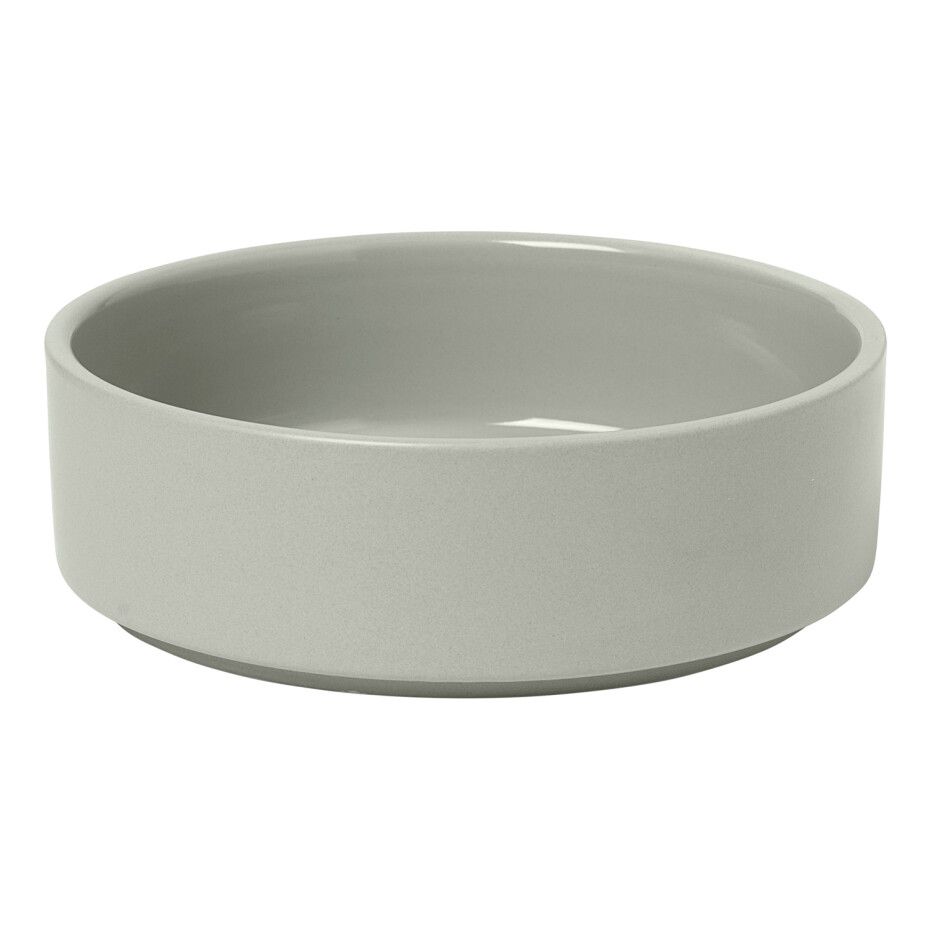 Jídelní miska MIO 14 cm, nízká, světle šedá, Blomus - main (0)