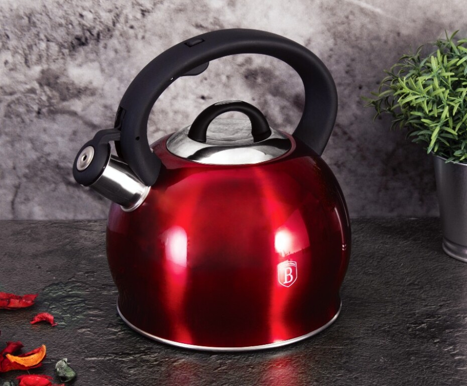BERLINGERHAUS Konvice pískací nerez 3 L Burgundy Metallic Line BH-1074 - main (3)