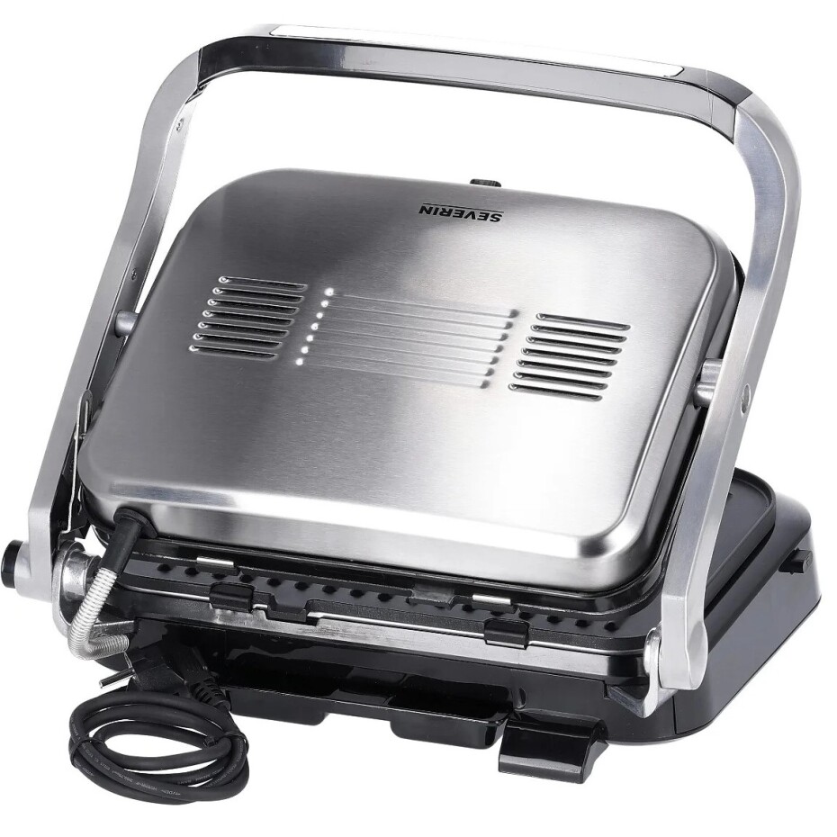 Elektrický kontaktní gril KG 2395, stříbrná, Severin - main (12)