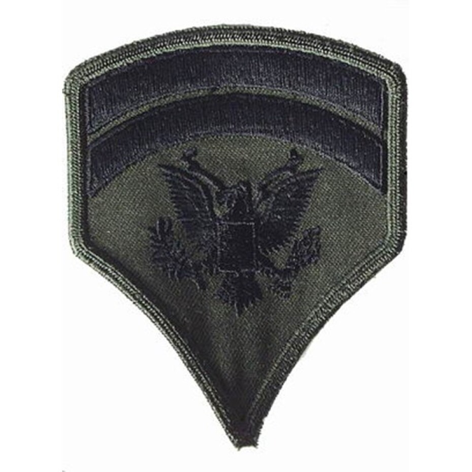 Nášivka: Hodnost US ARMY rukávová Specialist Sixth Class olivová | černá - main (0)