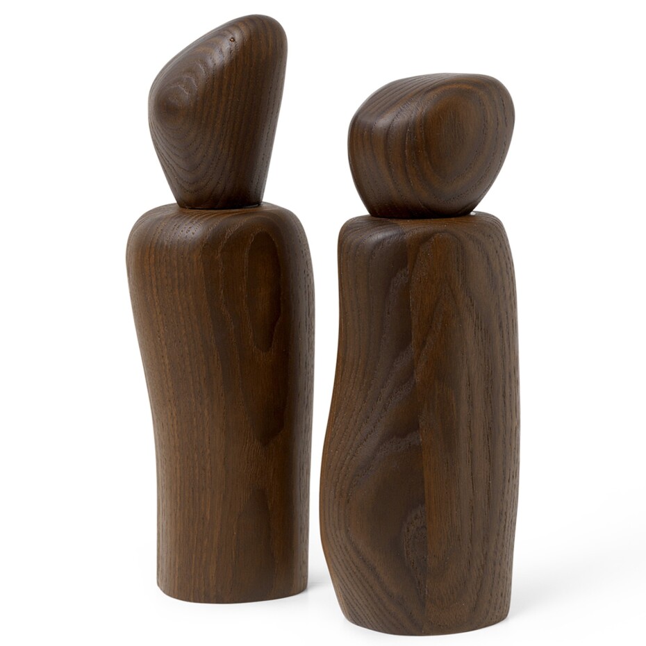 Mlýnek na sůl nebo pepř CAIRN 21 cm, hnědá, dřevo, ferm LIVING - main (4)