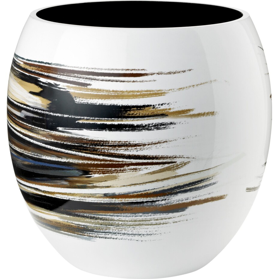 Váza STOCKHOLM LIGNUM 21 cm, bílá, hliník, Stelton - main (0)