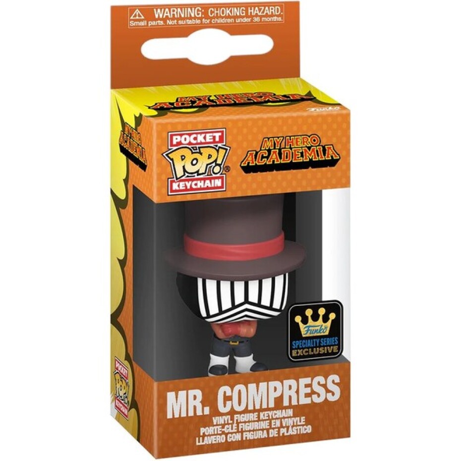 Funko POP! Keychain: MHA - Mr. Compress (Hideout) - main (2)