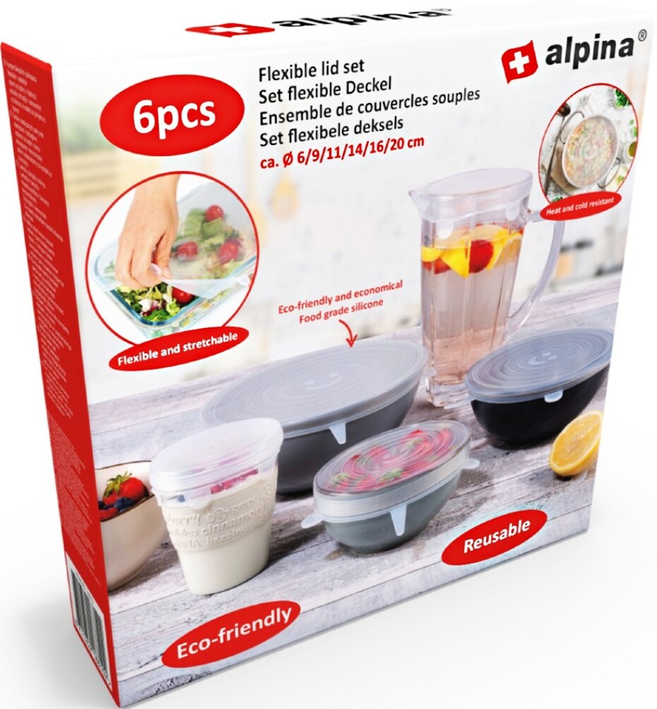 ALPINA-NK Sada flexibilních víček do kuchyně 6 ks ED-218810 - main (2)