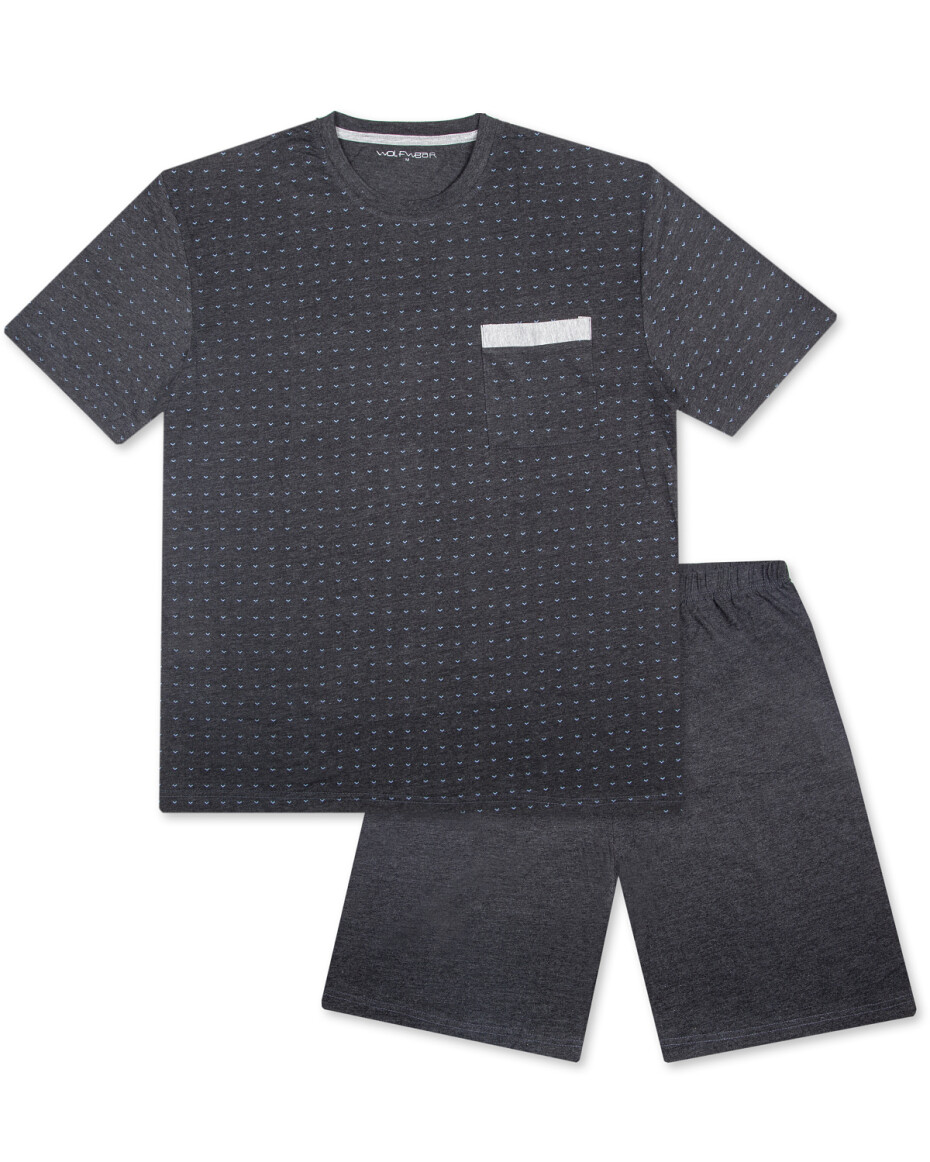 Pánské pyžamo - Wolf S2475B, antracit Barva: Antracit, Velikost: XL - main (0)