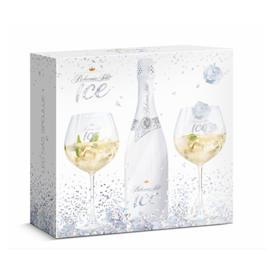 Bohemia Sekt ICE dárkové balení se skleničkami - main (0)