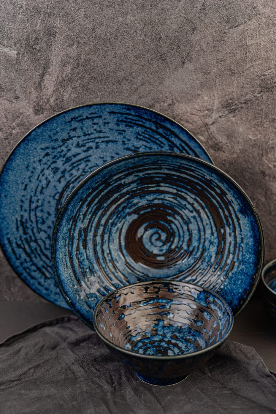 Podšálek COPPER SWIRL 13,5 cm, MIJ - main (8)