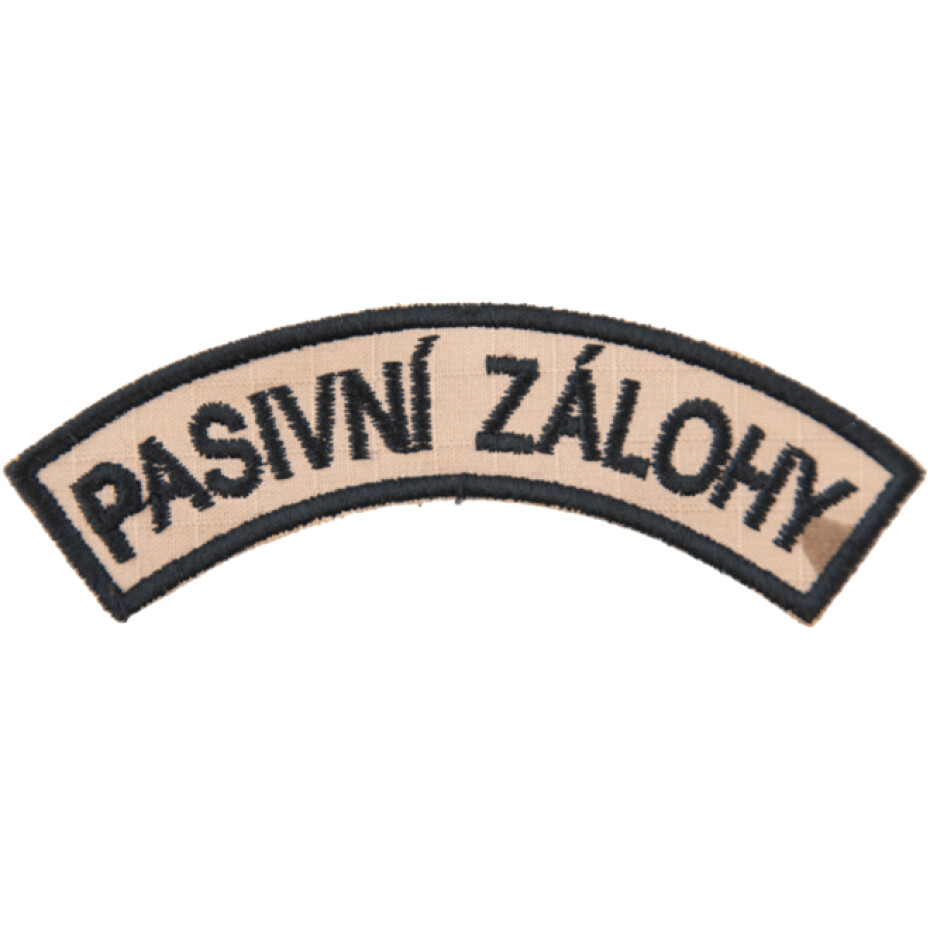 Nášivka: PASIVNÍ ZÁLOHY [bsz] vz. 95 béžový | černá - main (0)