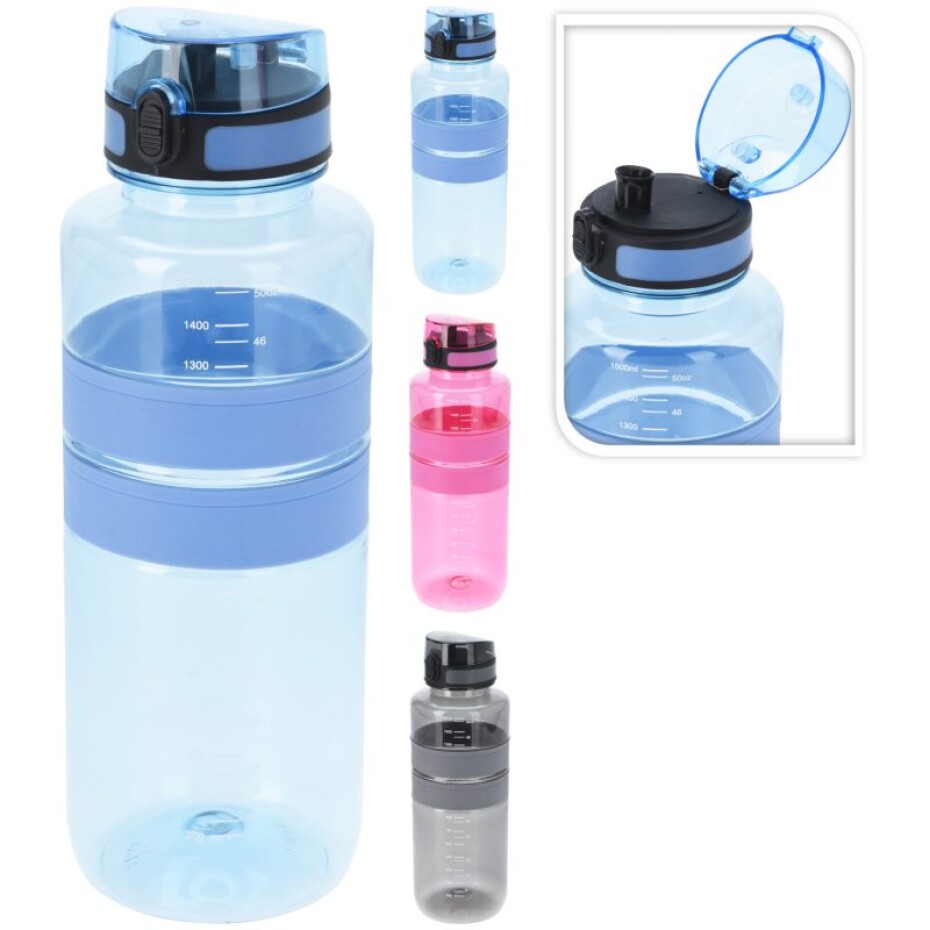 EXCELLENT Láhev sportovní 1,5 l PET růžová KO-170488290ruzo - main (0)