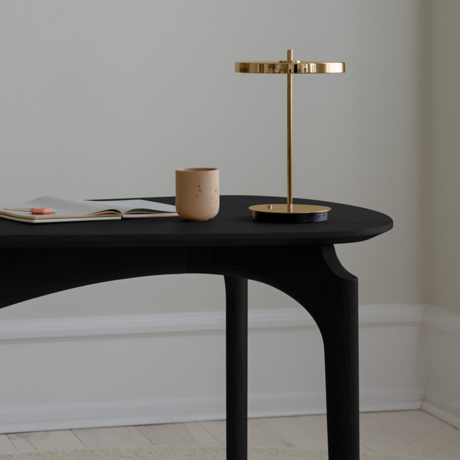 Přenosná stolní lampa ASTERIA MOVE 31 cm, zlatá, hliník, Umage - main (2)