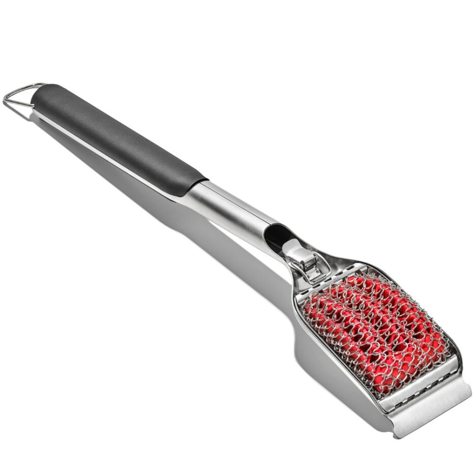 Kartáč se škrabkou na čištění grilu GOOD GRIPS 51 cm, šedá, nerezová ocel, OXO - main (12)