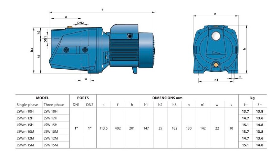 Pedrollo JSWm 2AH 230V - main (2)