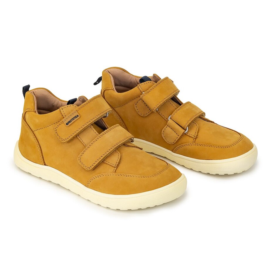 Chlapecké celoroční boty Barefoot DERIL BEIGE, Protetika, béžová - 23 - main (8)