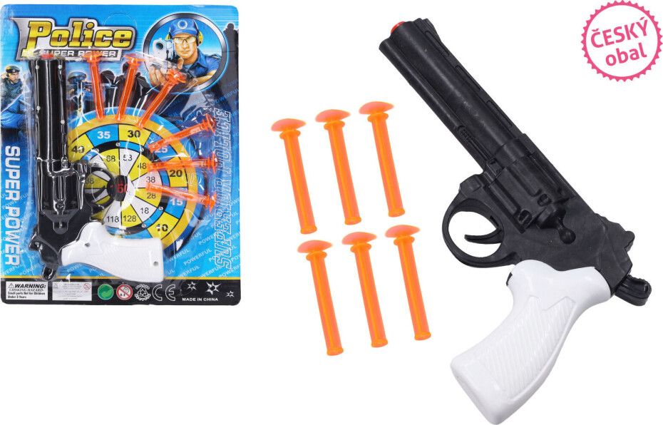 Wiky Pistole na šipky s přísavkami set 21 cm - main (0)