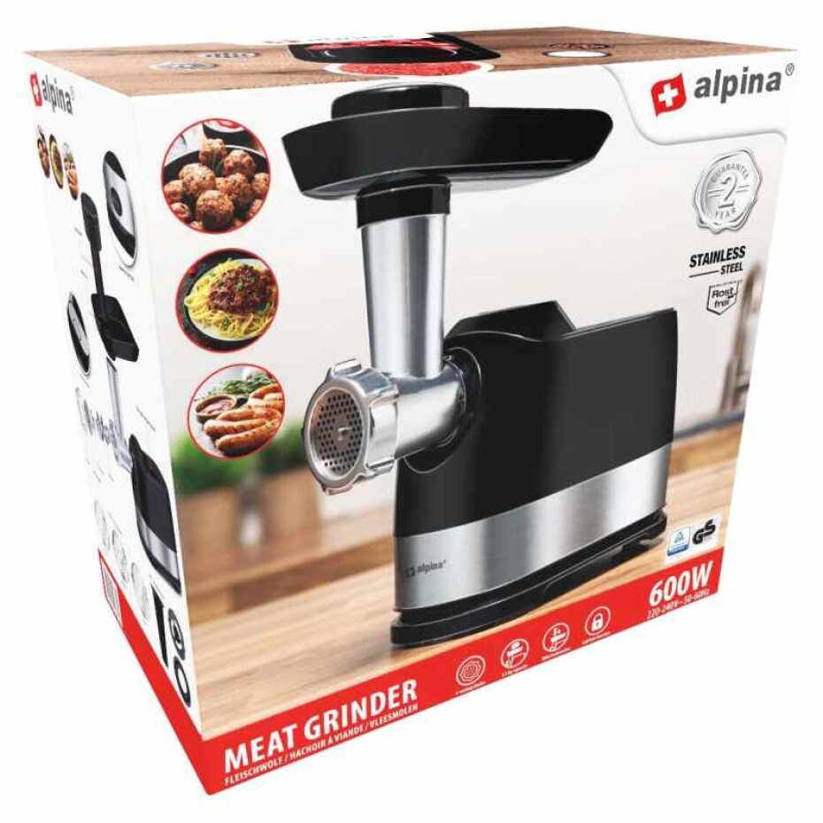 ALPINA Elektrický mlýnek na maso 600W ED-249670 - main (8)