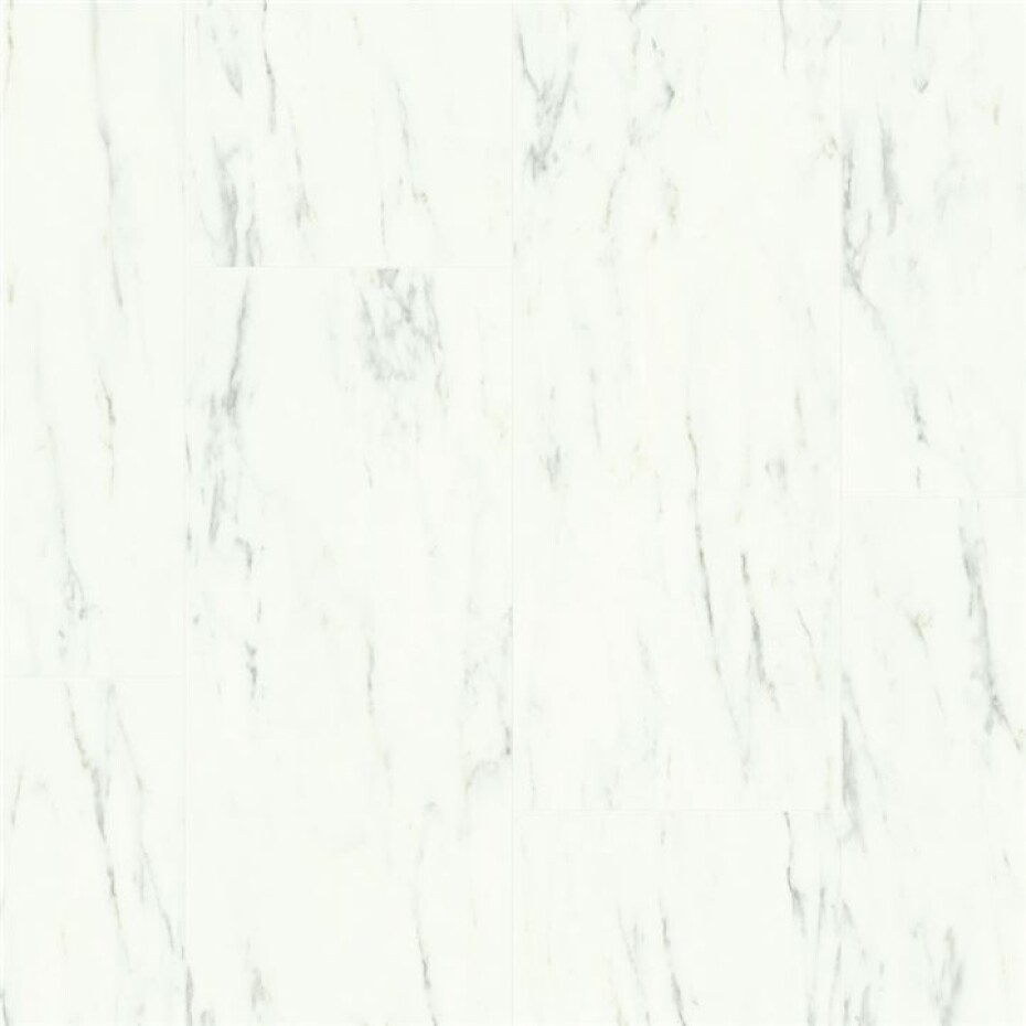 Quick-Step Alpha Vinyl Tiles Mramorová dlažba bílá AVST40136 - main (0)