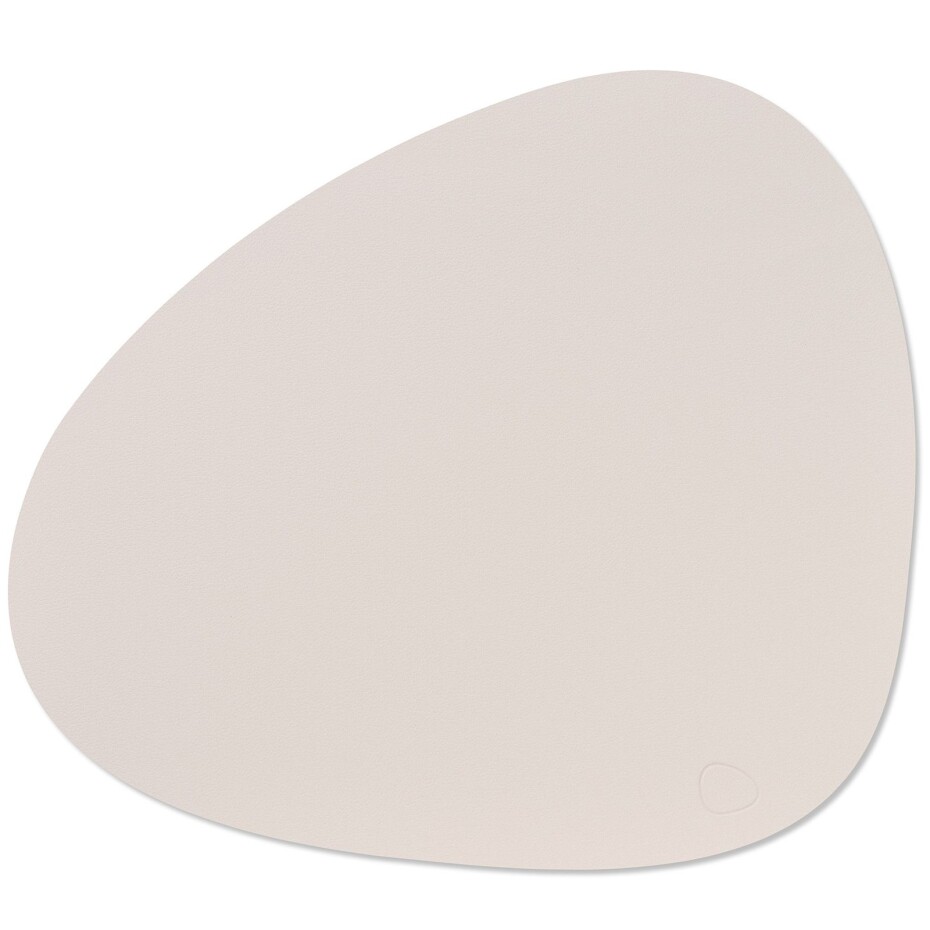 Prostírání CURVE NUPO 37 x 44 cm, tělová, kůže, LIND DNA - main (0)