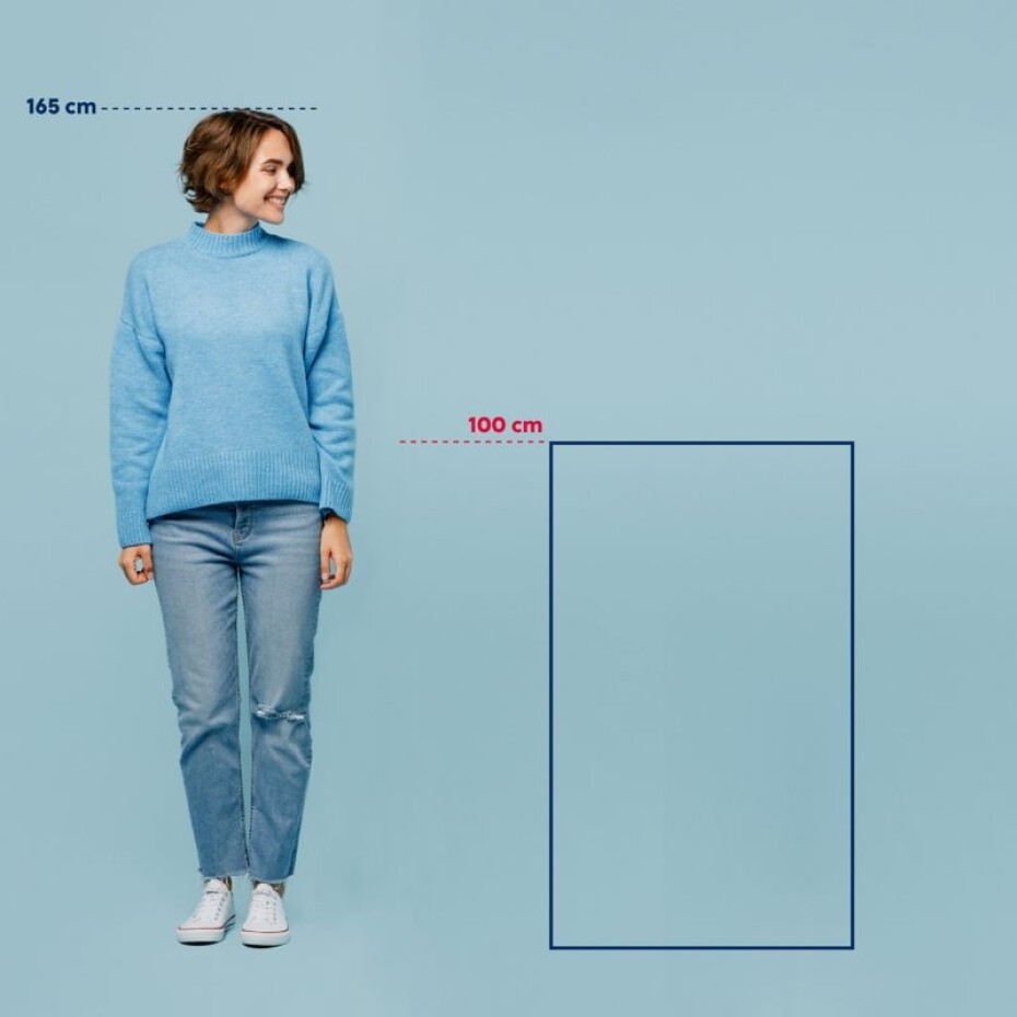 KELA Koupelnová předložka Maja 100% polyester mrazově modrá 100,0x60,0x1,5cm KL-23556 - main (3)